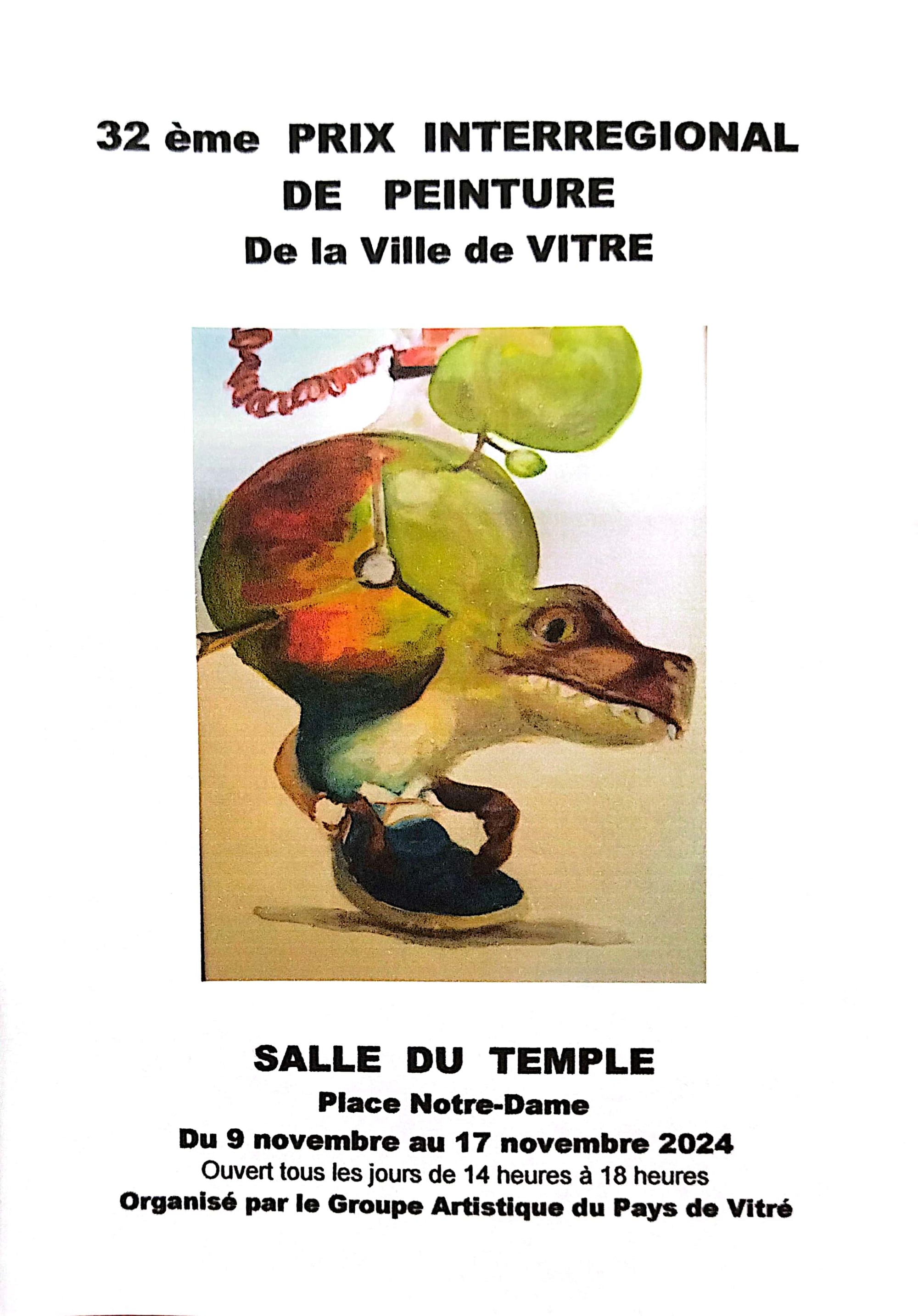 32ème Prix Interrégional de Peinture de la Ville de Vitré