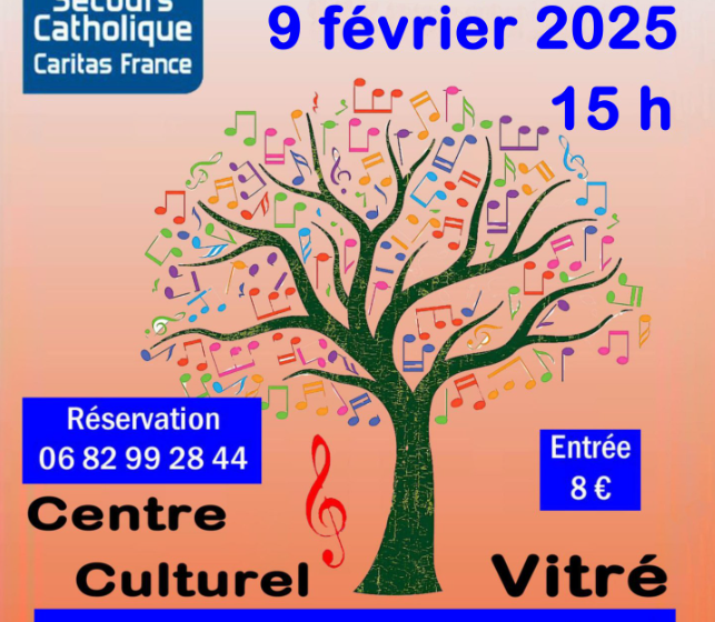 Concert de la Solidarité par le Secours Catholique Le 9 fév 2025