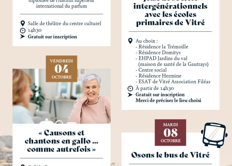 La Semaine Bleue des Retraités de Vitré